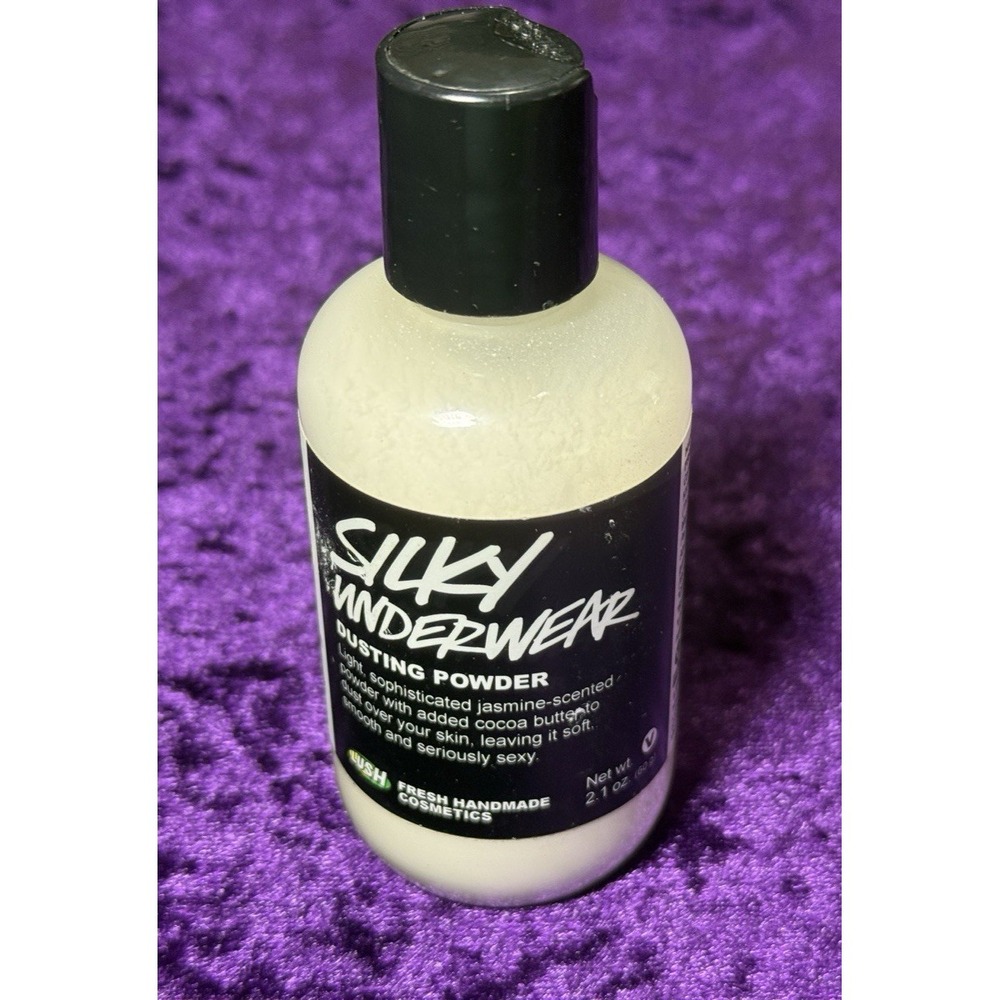 LUSH Silky Under Wear Dusting Powder 2.1 oz 60g Jasmine Vintage Packaging RARE